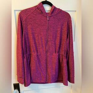 Lands End Athletic Jacket Purple M